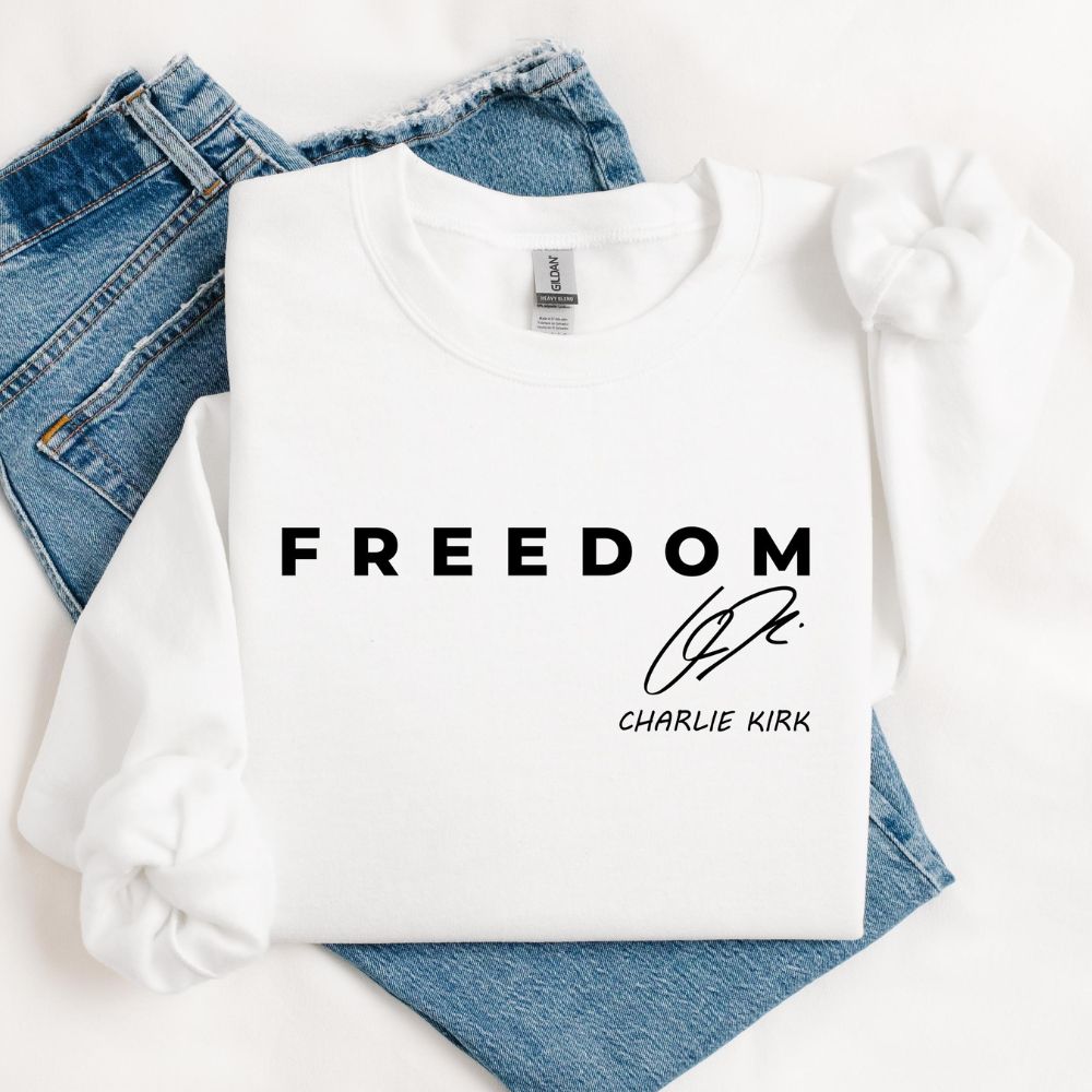 Charlie Kirk Freedom Shirt, Justice For Charlie Kirk, Charlie Kirk Memorial Shirt