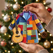 Dolly Parton Coat of Many Colors Acrylic Ornament, Dolly Parton Fan Gift, Country Music Gift