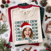 Personalized Christmas Family Shirts, Custom Photo Christmas Crew Comfort Colors Tee, Matching Family Holiday Shirts