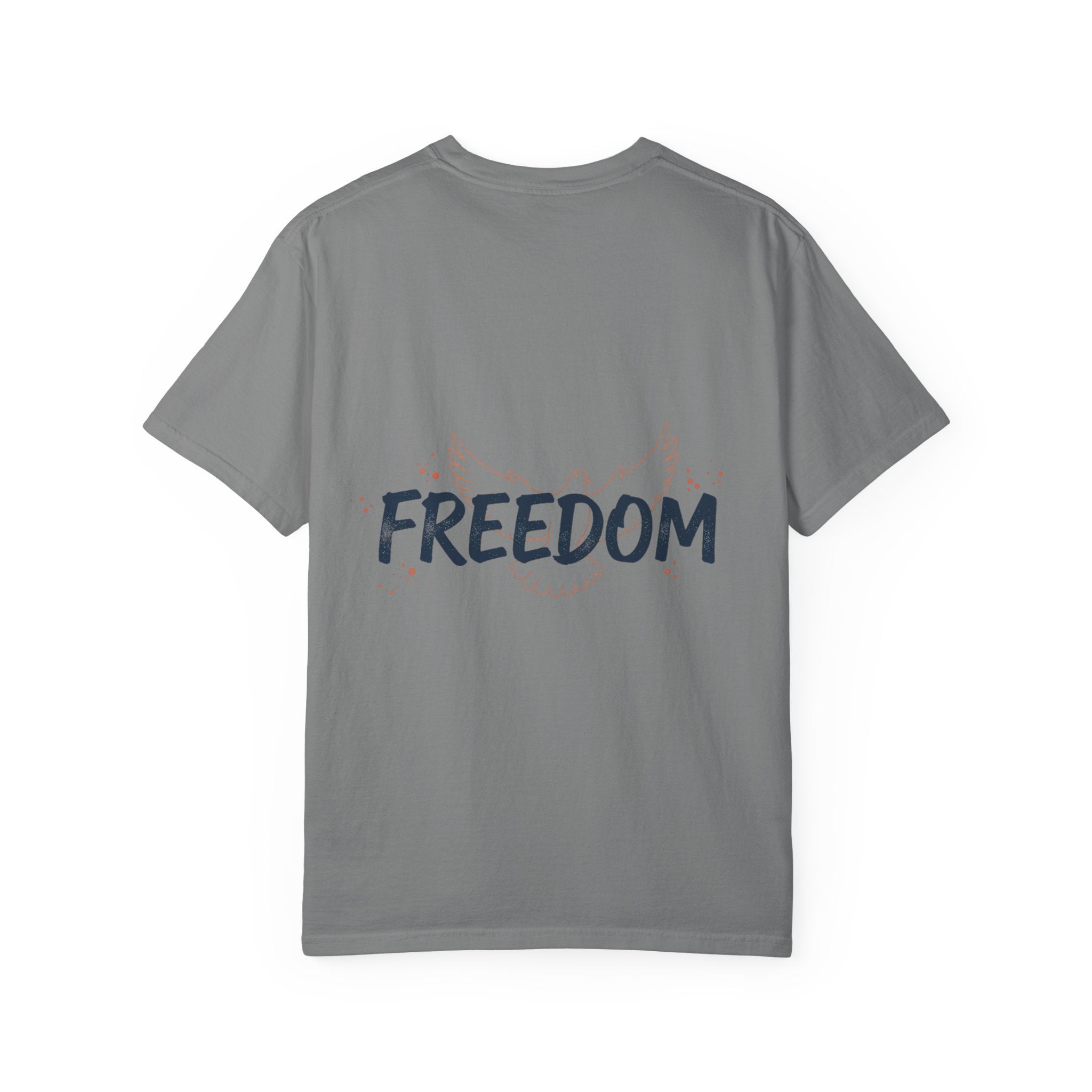 Freedom Eagle T-Shirt — Vintage Sunrise Patriotic Graphic Tee