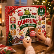 Christmas Dumpling Advent Calendar 2026, 24 Days Squishy Countdown, Dumpling Surprise Box, Blind Box Xmas Gift for Kids