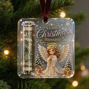 Funny Christmas Cash Gift Ornament, Acrylic Money Holder, Christmas Ornament For Family