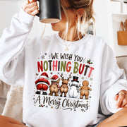Funny Christmas Sweatshirt, Christmas Santa Shirt, Merry Christmas Sweater, Holiday Season Crewneck