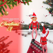 Christmas Elf Behaving Badly Plush Doll – 12-Inch Naughty Elfette Christmas Toy