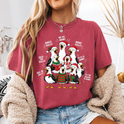 Funny Christmas Comfort Shirt, Christmas Seagull Shirt, Holiday Season T-shirt, Christmas Gift