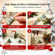 Funny Christmas Cash Gift Ornament, Acrylic Money Holder, Christmas Ornament For Family