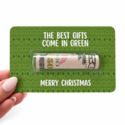 Christmas Money Holder Card, Funny Cash Gift for Teens, Money Card with Clear Dome