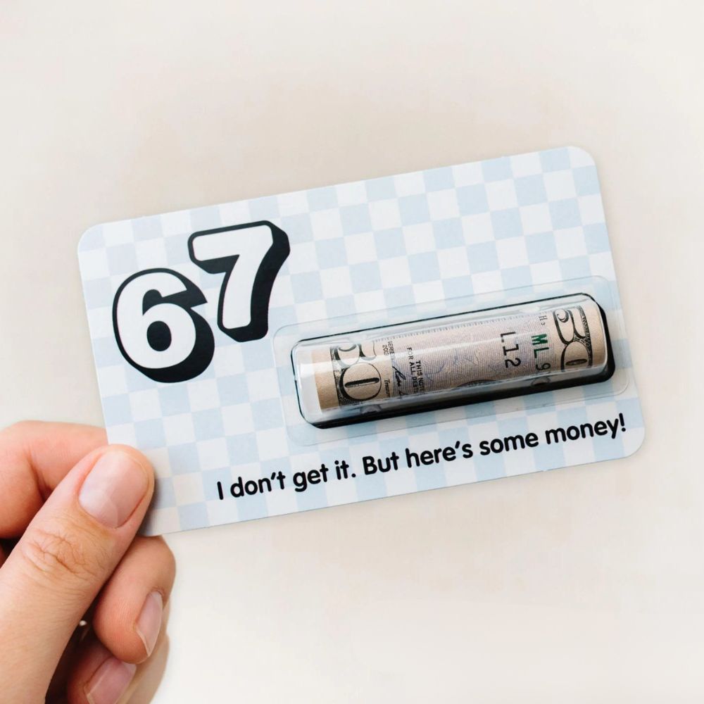 Funny Cash Gift for Teen Boy, Bruh Money Card - Money Holder Christmas Gift for Teens