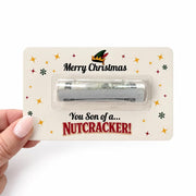 Christmas Money Holder Card, Funny Cash Gift for Teens, Money Card with Clear Dome