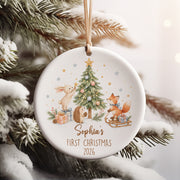 Baby First Christmas Ornament, Personalized Ceramic Ornament, Custom Gift For Christmas