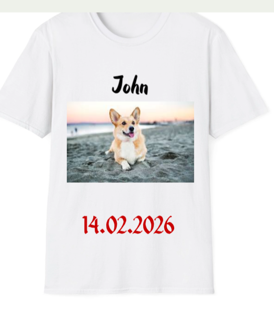 Personialied Custom Unisex Softstyle T-Shirt