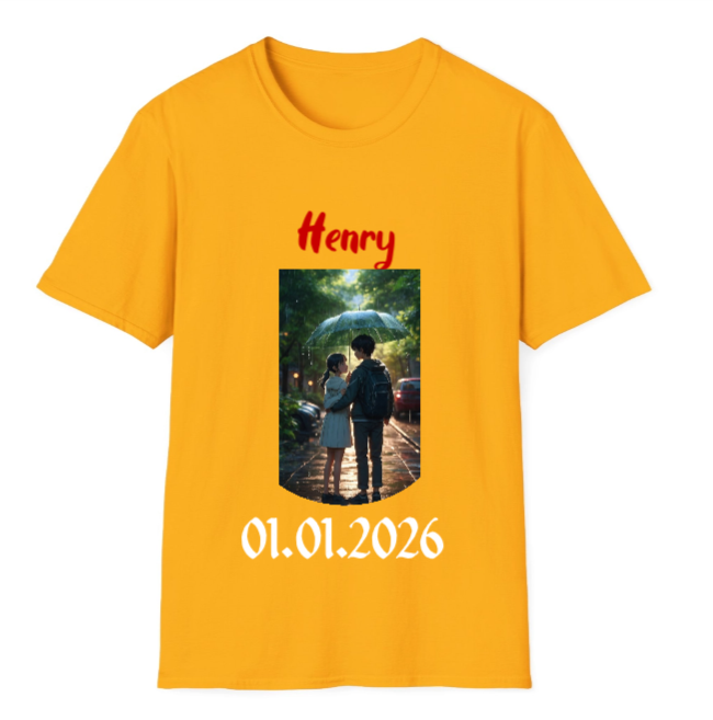 Personialied Custom Unisex Softstyle T-Shirt