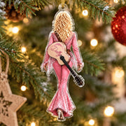 Dolly Parton Christmas Ornament, Dolly Parton Acrylic Ornament, Christmas Decorations For Country Music Fan