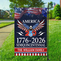 250 Years America Semiquincentennial Garden Flag