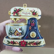 Custom Baking Mixer Christmas Ornament, Personalized Acrylic Ornament, Baking Gift For Bakers