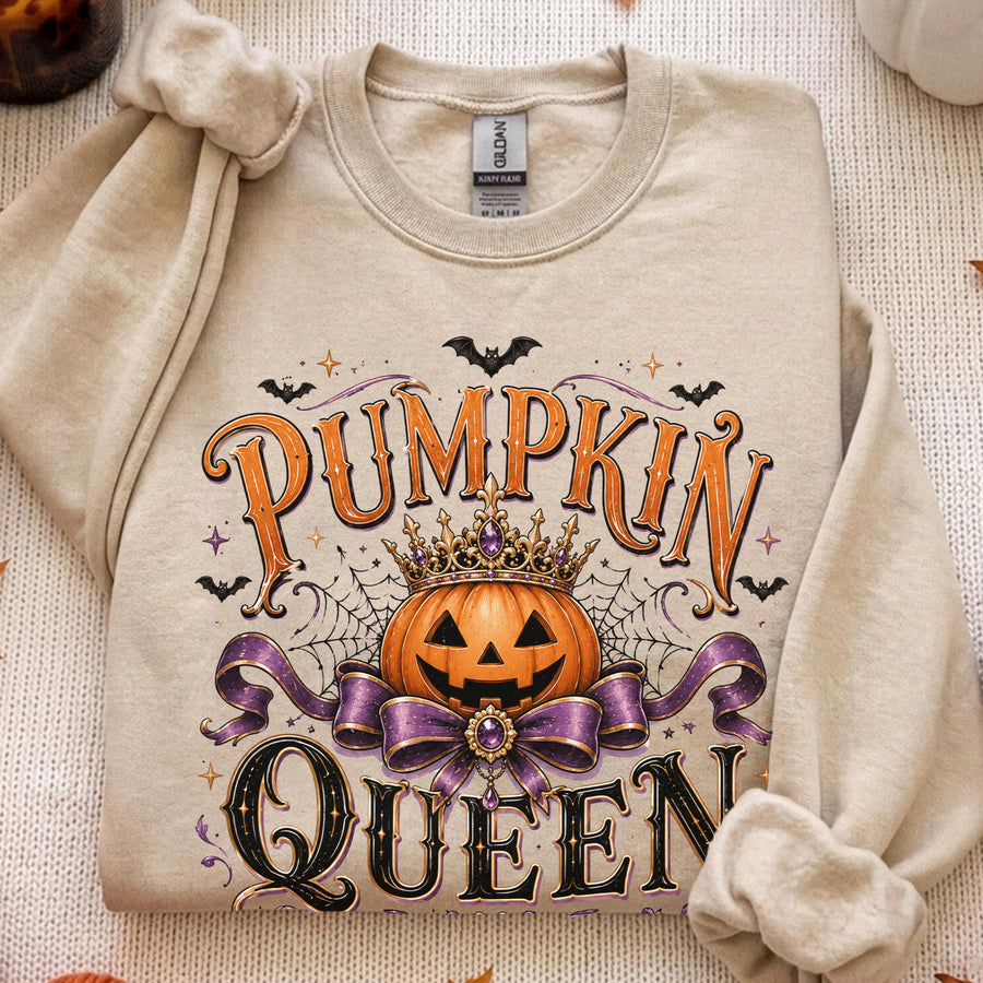 Pumpkin Queen Halloween Shirt, Spooky Haunted House Tee, Spooky Season Fall