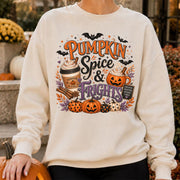 Pumpkin Spice & Frights Halloween Shirt, Spooky Haunted House Tee, Funny Halloween Gift