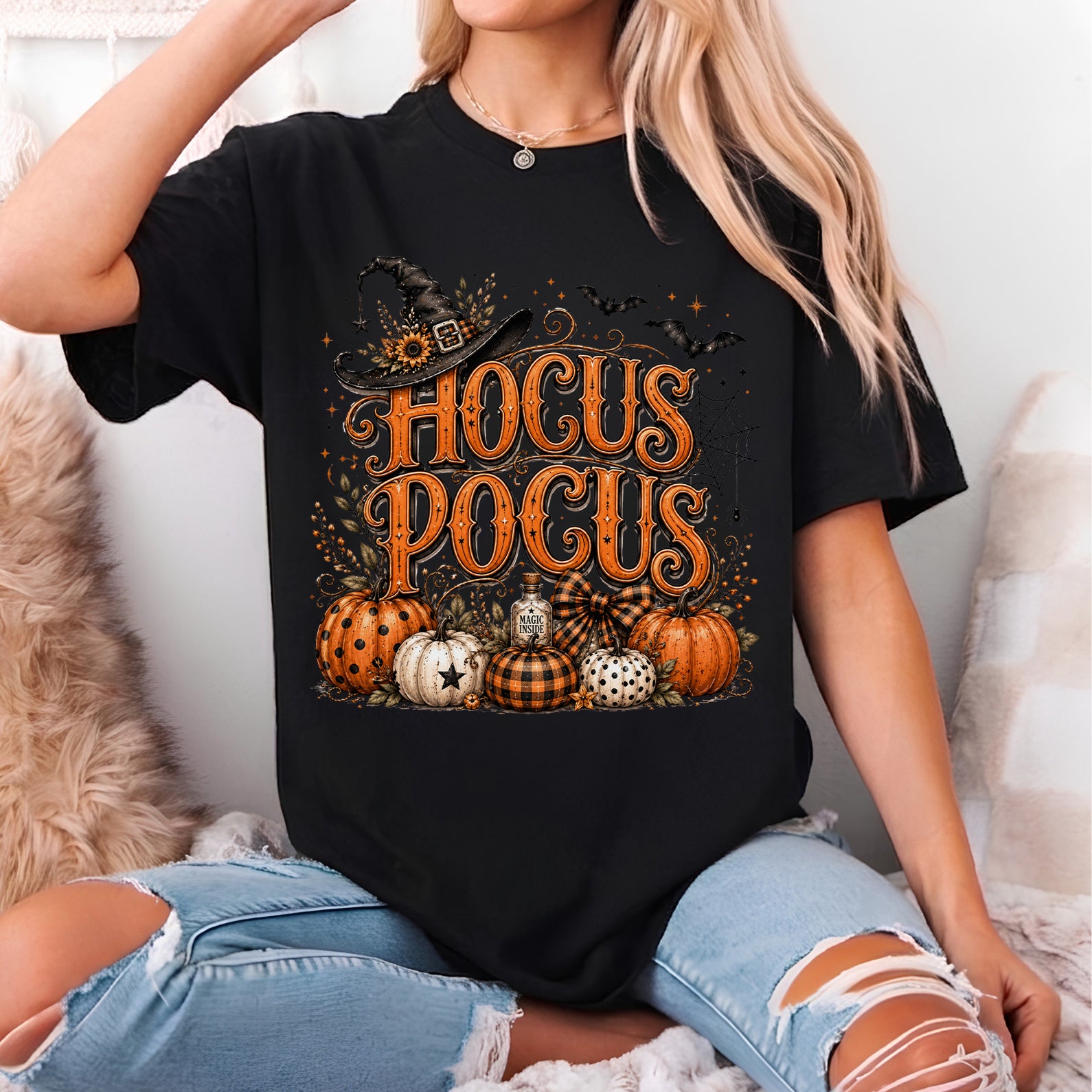 Hocus Pocus Halloween Shirt, Spooky Haunted House Tee, Funny Halloween Gift