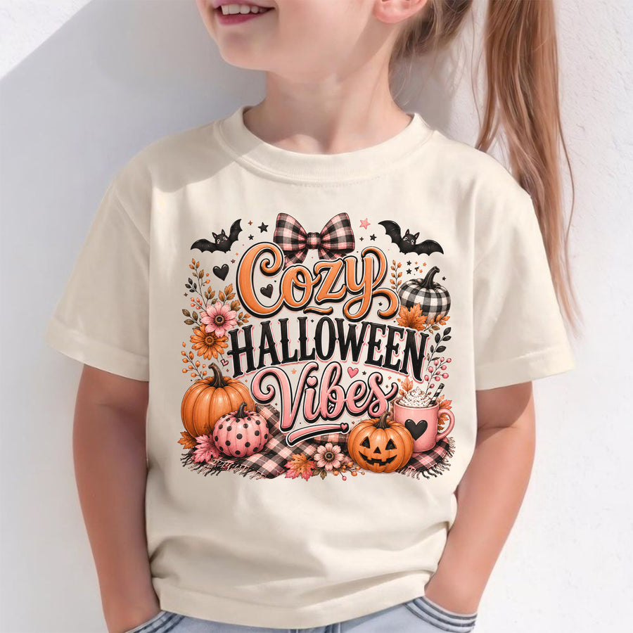 Cozy Halloween Vibes Halloween Shirt, Spooky Haunted House Tee, Funny Halloween Gift For Bestie