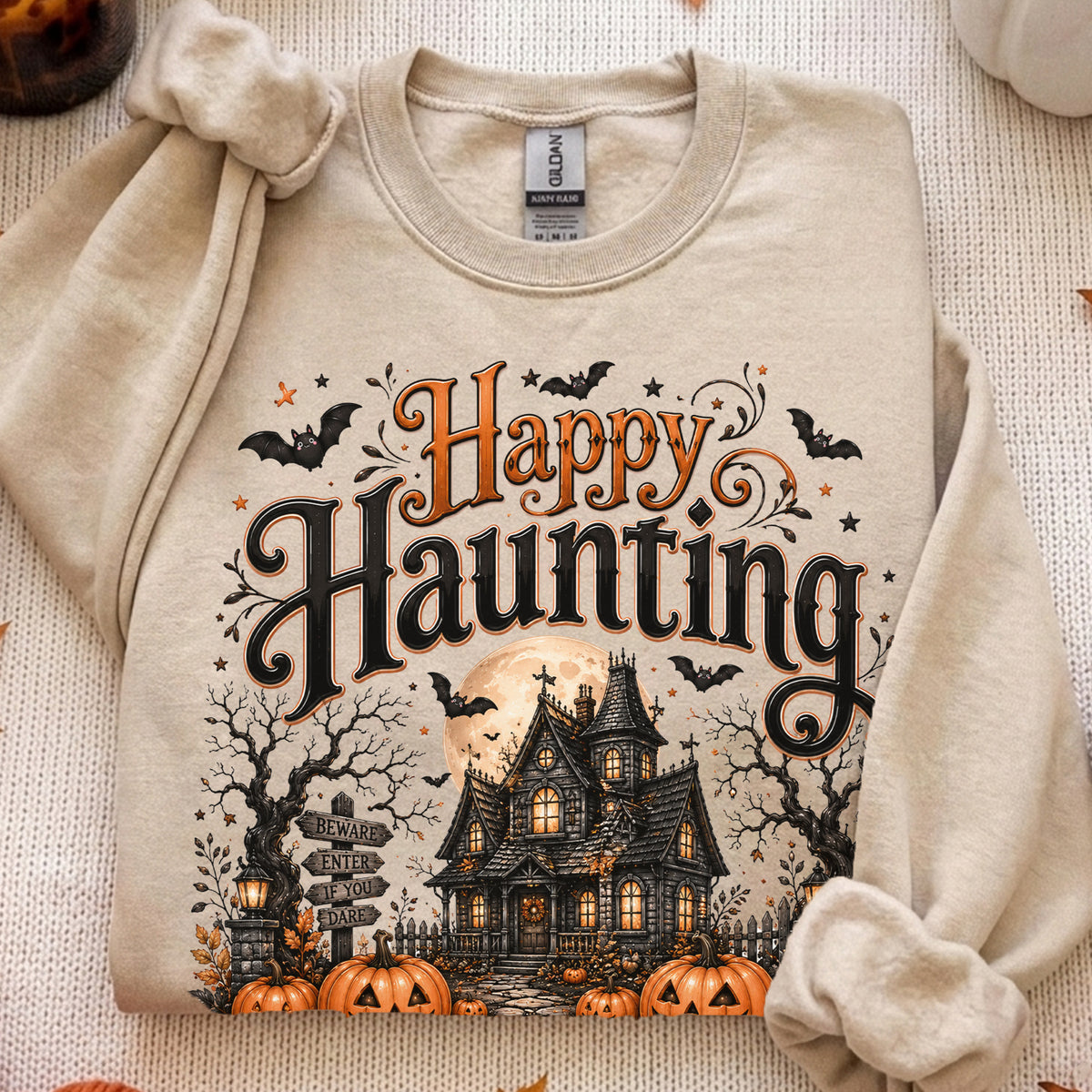 Happy Haunting House Halloween Shirt, Spooky Haunted House Tee, Funny Halloween Gift