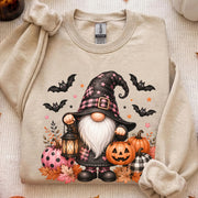Spooky Halloween Gnome Shirt, Cute Fall Pumpkin Crewneck, Halloween Shirt