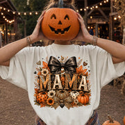 Spooky Mama Shirt, Halloween Comfort Shirt, Autumn Harvest Vintage Halloween Shirt